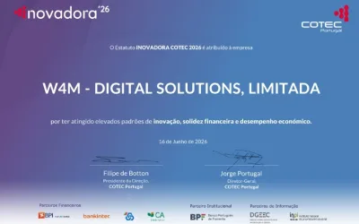 W4M distinguida com o Estatuto INOVADORA COTEC 2026